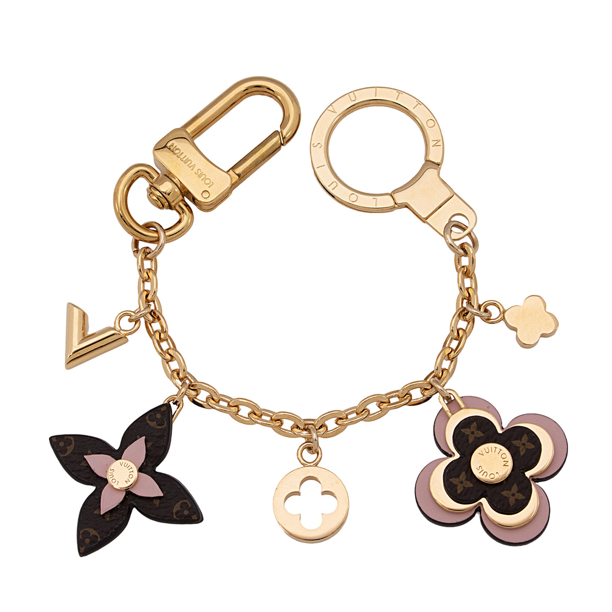 Louis Vuitton 2019 Blooming Flowers Bag Charm & Key Holder - Gold Bag  Accessories, Accessories - LOU527387